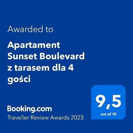 Sunset Boulevard Taras Blisko Plazy Wifi 4 Osoby Appartamento Gdynia